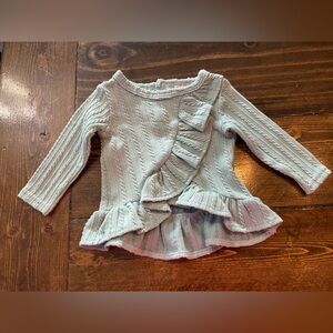 Just Lizzy Light Blue Knit Top